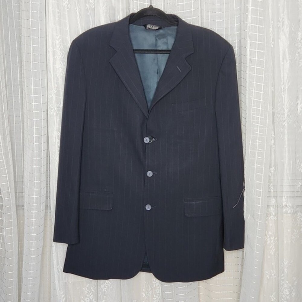 Men's Jos. A Bank Three Button Pinstripe Fitted Blazer 42L